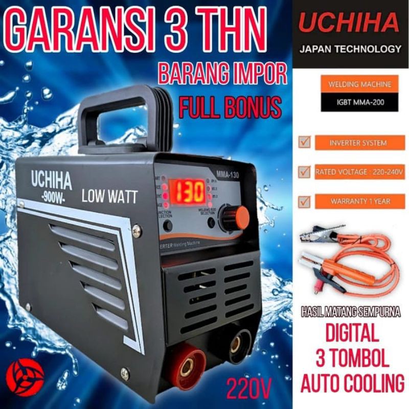 mesin las MMA 130 uchiha 900watt