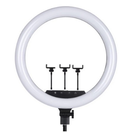 Ring Light 36cm + Light Stand Tripod 2.1MSelfie Vlogger Livestreamer/ HOLDER Hanphone, LIVE DLL