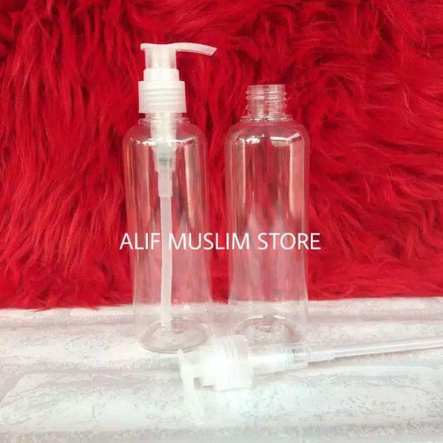 Botol Pet 250 Ml Natural Pump Natural