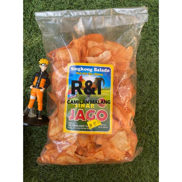 

KRIPIK SINGKONG BALADO CAP SINAR JAGO 500GR