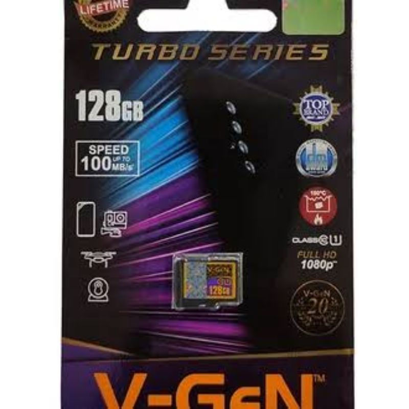 Memory Card 128 GB V-Gen Class 10  Micro SD 128GB