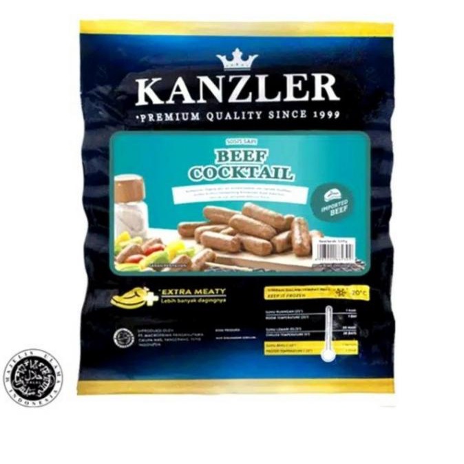 

Sosis Kanzler Beef Cocktail Sausage / Sosis Mini 250gr - Standard