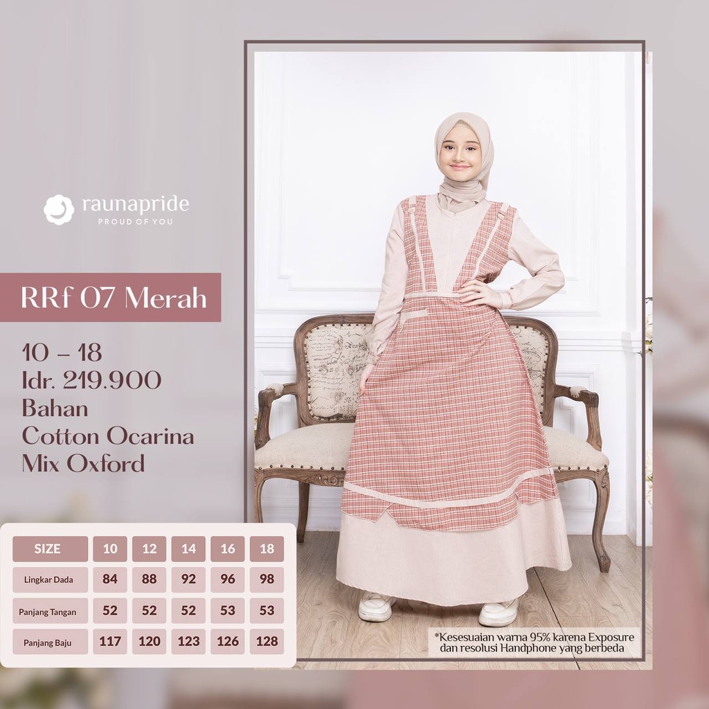 Rauna Gamis Remaja  / RRF-07 / Fashion Muslim