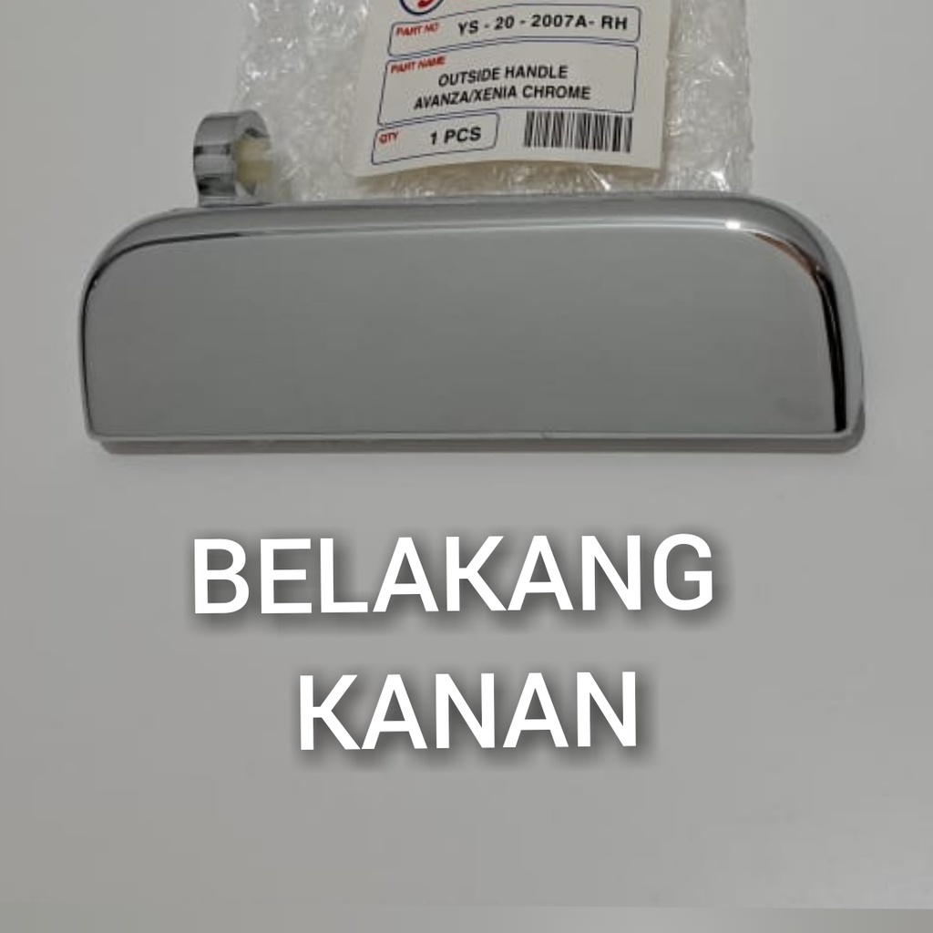 handle pintu bukaan pintu avanza xenia 2004 sampai 2011 chrome model ganti