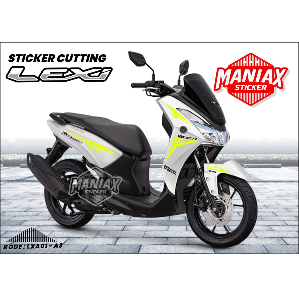 Striping LEXI Stiker Cutting LEXI - Lis Cutting Yamaha Lexi - Sticker Lexi - Sticker Motor