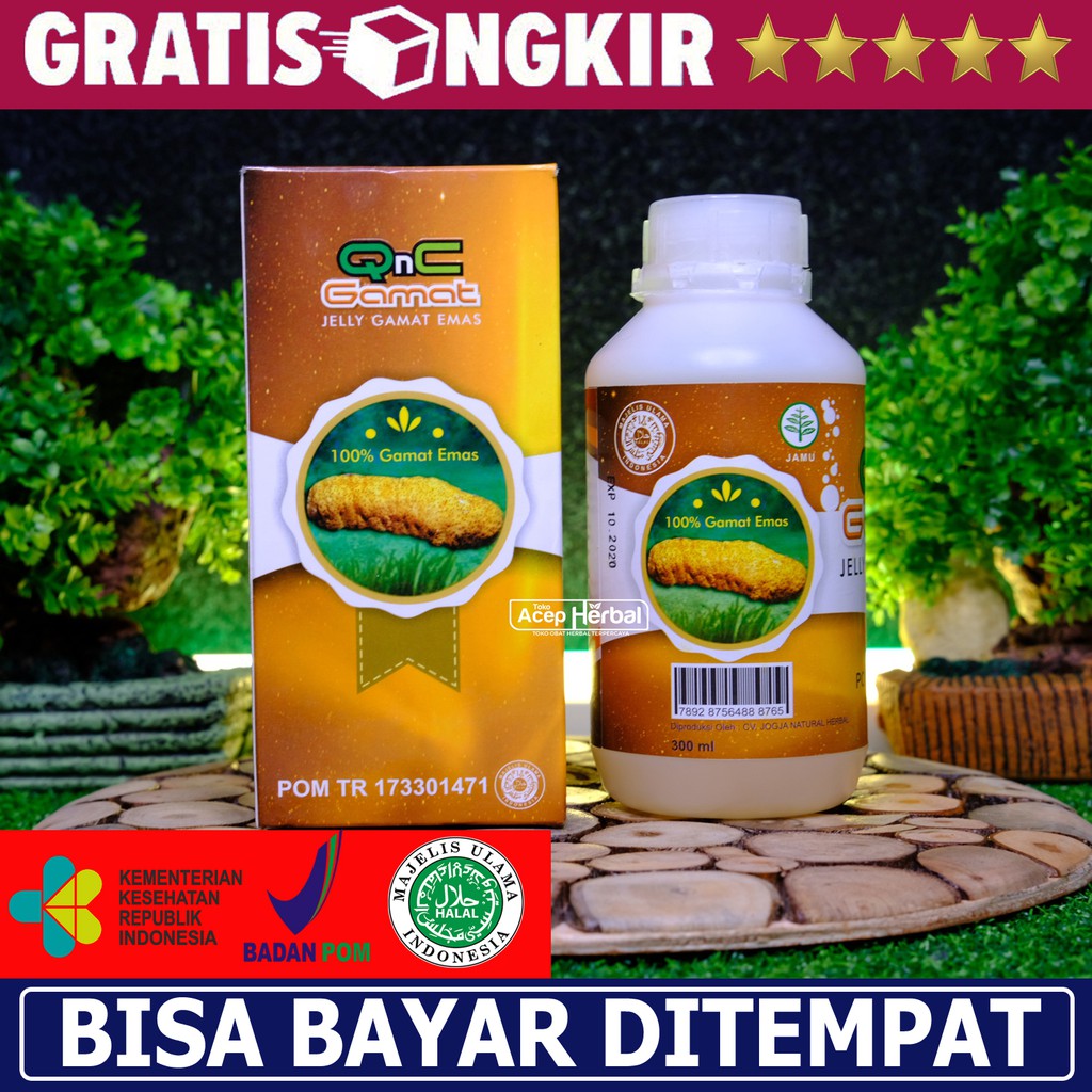 Obat Pengering Luka, Luka Basah, Luka Jahitan, Luka Diabetes, Luka Sesar - QnC JELLY GAMAT