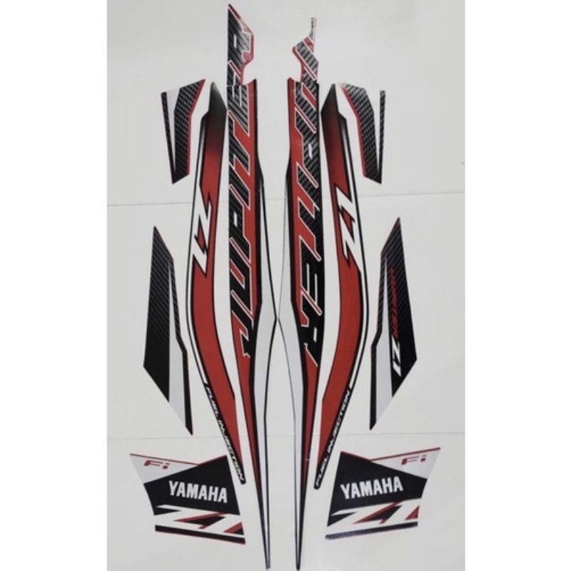 striping lis stiker standar ori Jupiter Z1 merah 2021 stiker ori Jupiter Z1 merah 2021 striping jupi