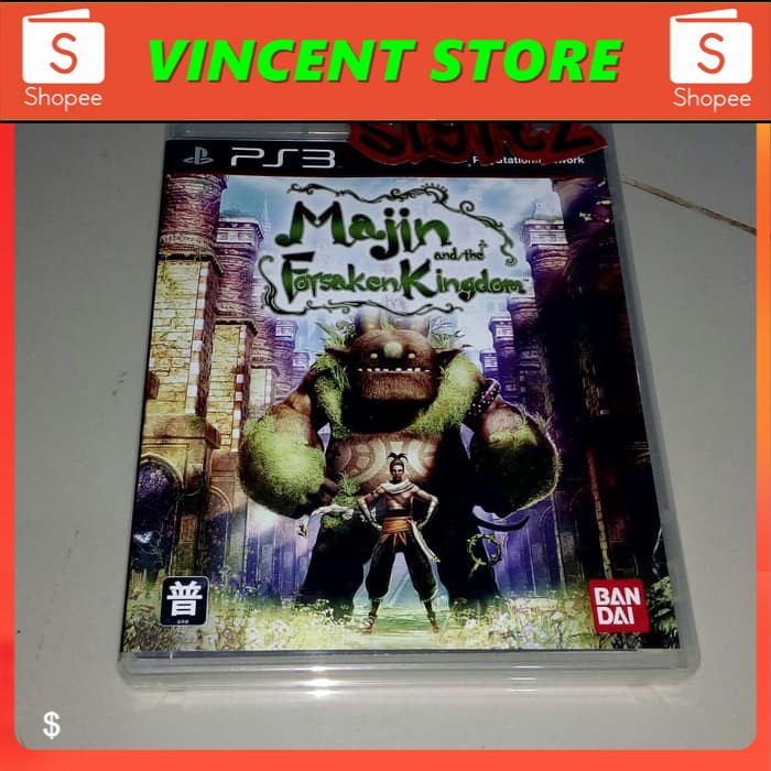 Original    bd PS3 kaset game MAJIN AND THE FORSAKEN KINGDOM