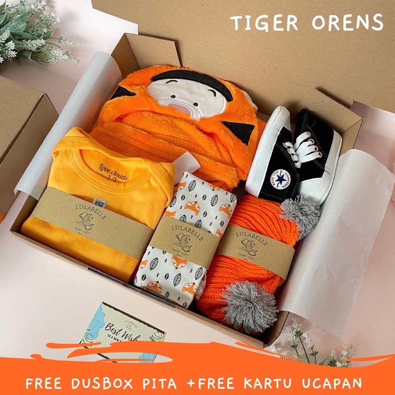 HAMPERS BAYI | KADO LAHIRAN BAYI / NEWBORN GIFT / HAMPERS BABY-TIGER ORENS