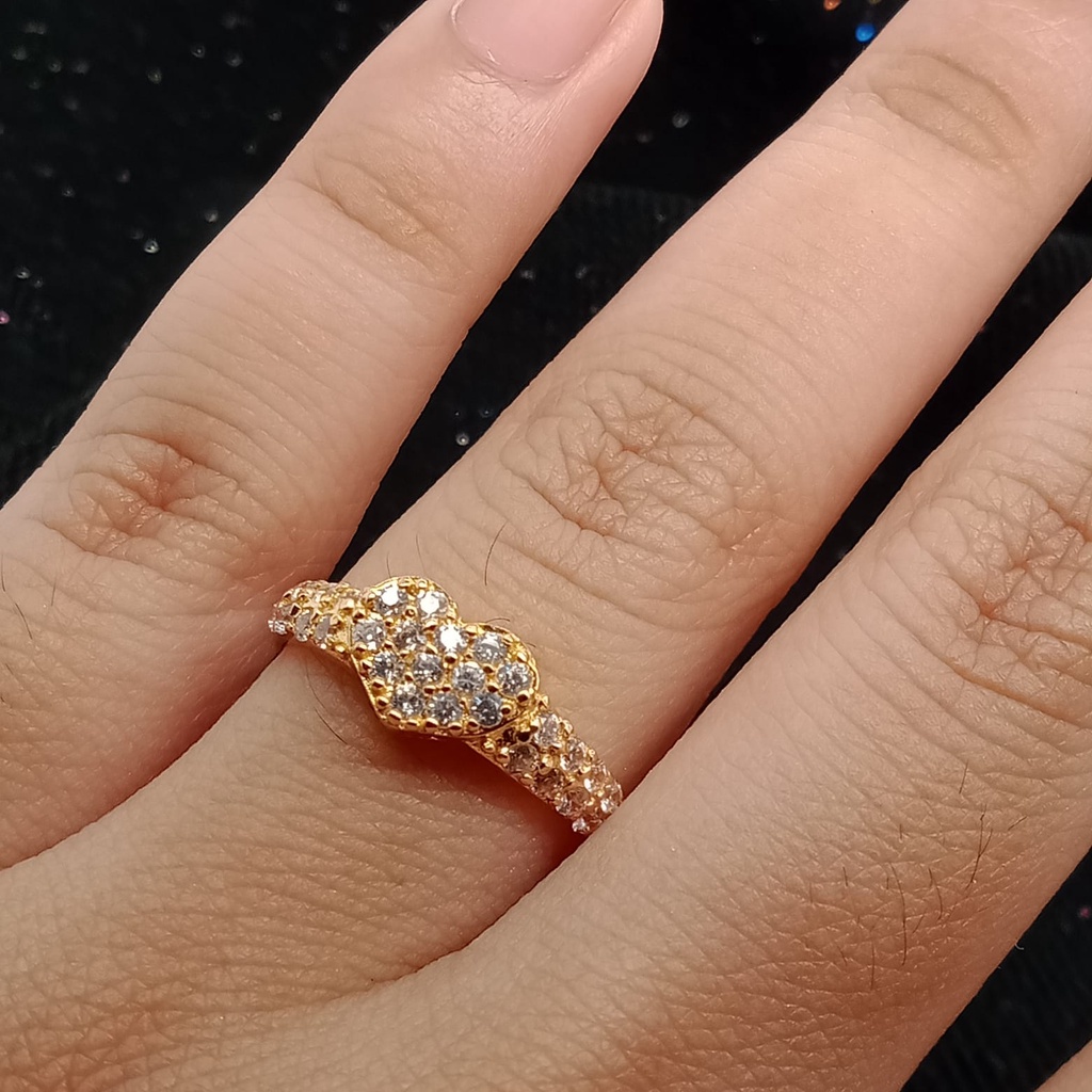 Cincin Emas 17K - 2.4 gr Kadar 750 - 501