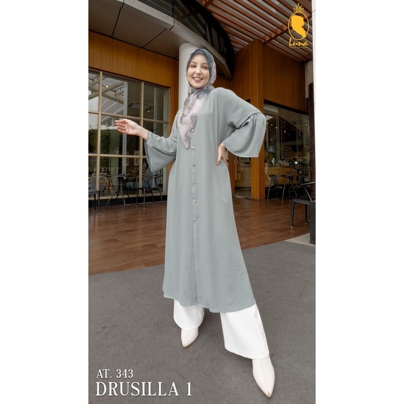 Tunik Premium DRUSILLA 1 by Luna Hijab Indonesia