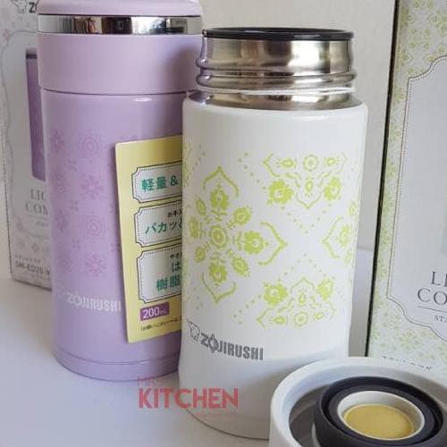 Sale Zojirushi Stainless Steel Travel Mug Thermos Termos 200Ml - Smed20 - Putih Promo