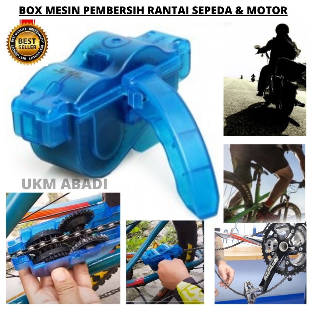 Box Mesin Alat Pembersih Rantai Sepeda Dan Motor Chain Cleaner Brush YHW10 111163