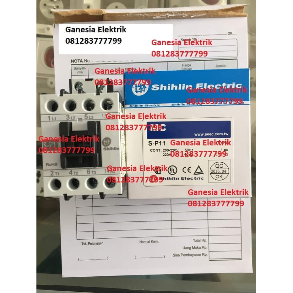 Kontaktor / Contactor SP11 / S-P11 Shihlin Electric 3 Phase 20 A