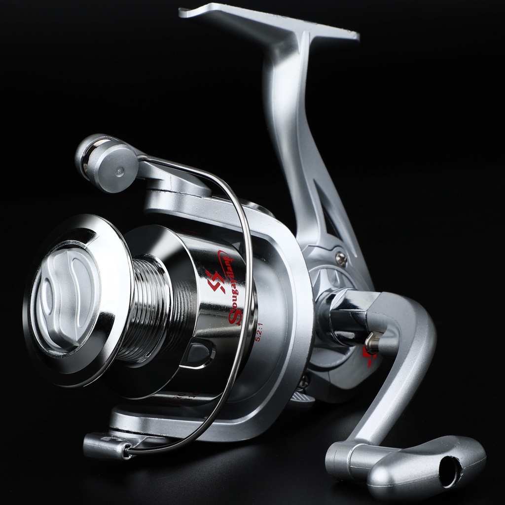 Sougayilang 1000-4000 Spinning Fishing Reel Gear Ratio: 5.2:1 Fishing Tackle yang hemat biaya Reel Pancing