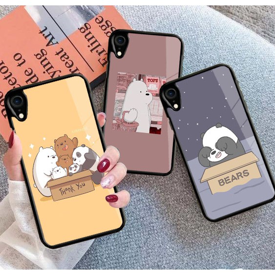 [P64] Case Beruang Glossy 2D For All Type Smartphone Oppo Realme Samsung vivo Xiaomi Iphone