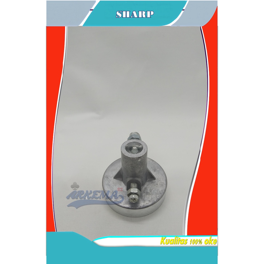 PULLY MOTOR DINAMO SPIN PENGERING SHARP 12MM - 10MM | PULI / PULEY TIANG AS SAMBUNGAN KE TABUNG