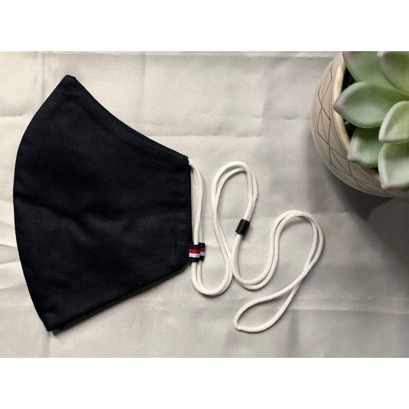 Masker Kain Non Medis Polos 3ply Model Duckbill Adjustable Stopper