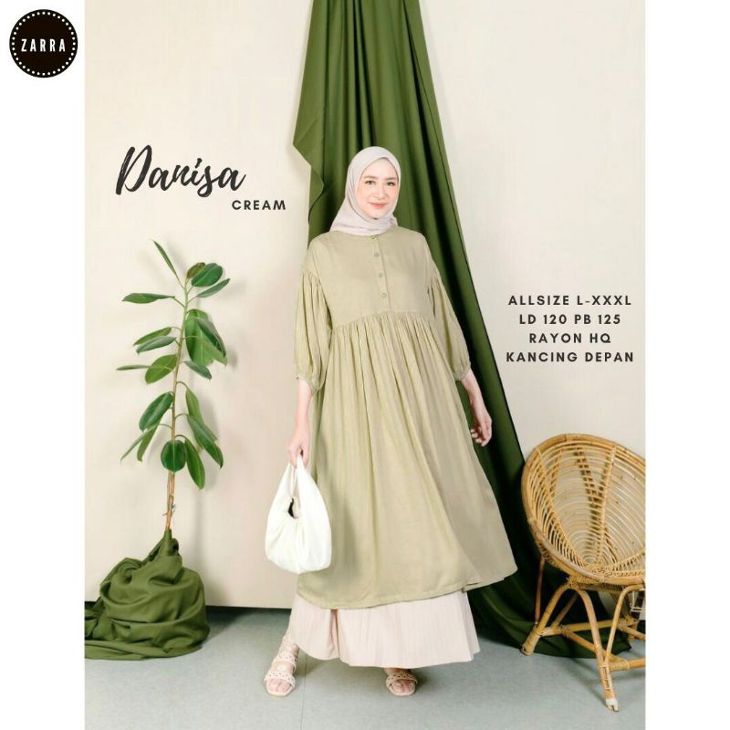 (BISA COD) #MIDI JUMBO# DANISA GAMIS MIDI JUMBO LD 120 cm TERBARU BY ZARRA