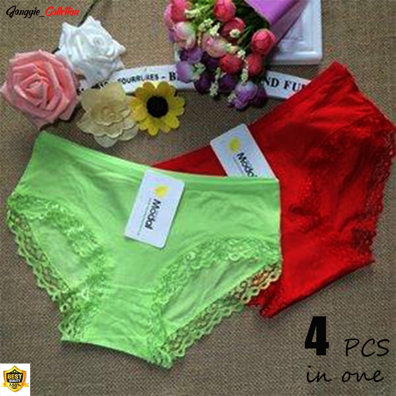 Promo Celana Dalam Wanita Import Renda / Celana Dalam Renda Untuk Wanita/ ada satuan/3pcs/4pcs