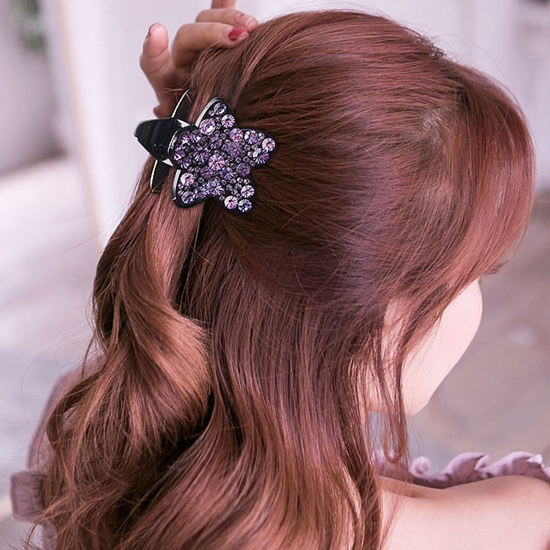 Jepit Rambut korea jedai 3D wanita premium full kristal motif terbaru original import JD28#