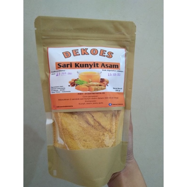 

Dekoes Sari Kunyit Asam