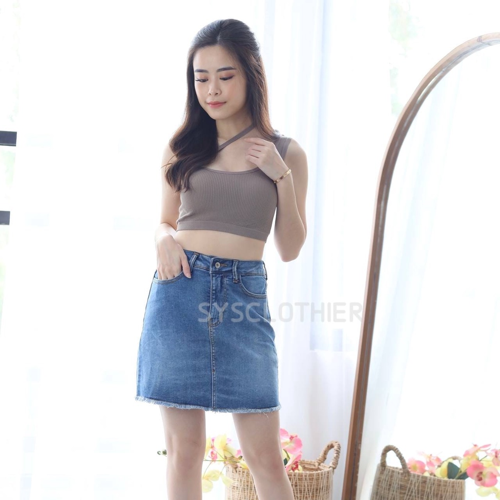 ROK JEANS WANITA DOROTHEA SKORT IMPORT