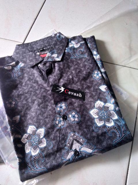 Batik Pria Slim Fit Lengan Panjang Kemeja Batik Pria Colindion Cbl1057