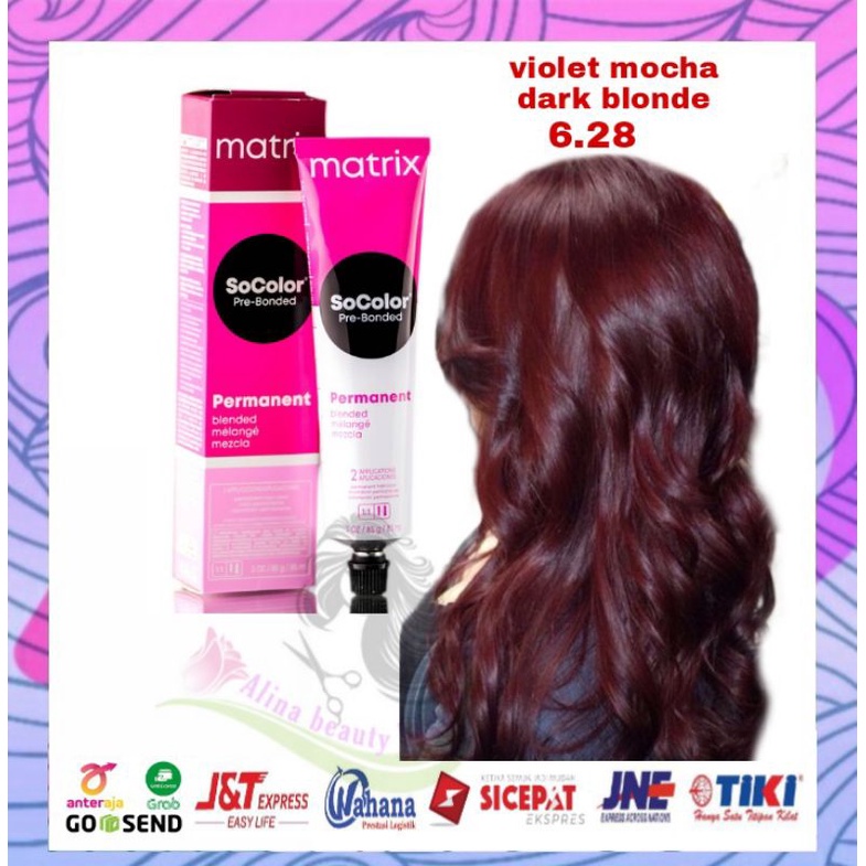 cat rambut matrix socolor 6.28 / 6VMo + oxydant 135ml