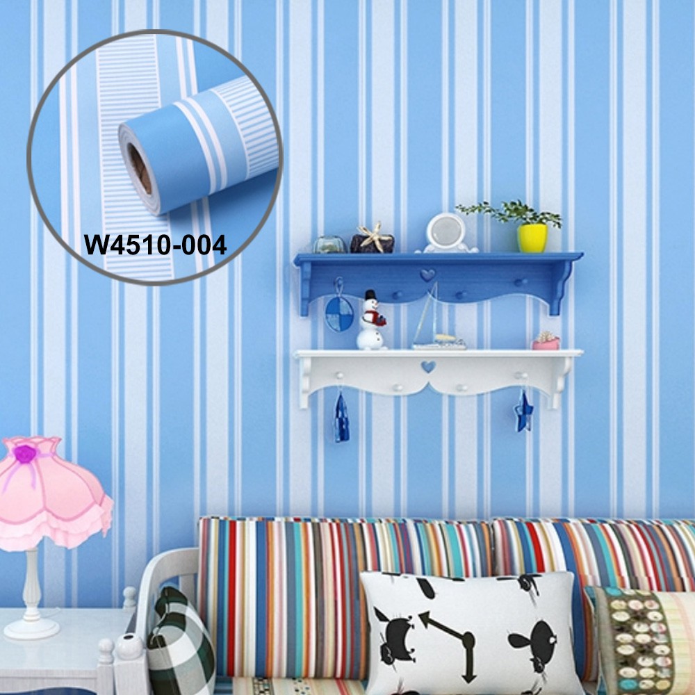 Wallpaper dinding SALUR Sticker Dinding Walpaper PREMIUM QUALITY 45cm x 1mtr dekorasi dinding kamar