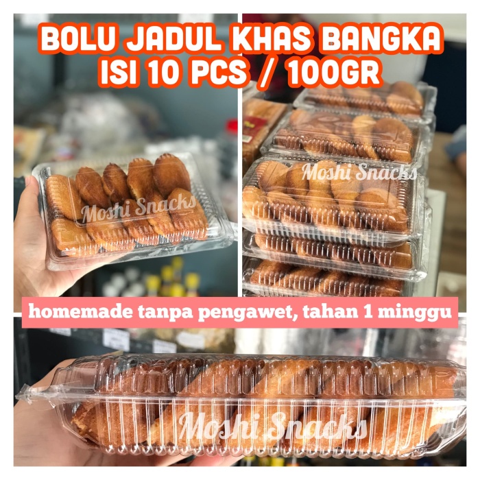 

T20R Bolu Panggang Jadul Khas Bangka Isi 10 Homemade / Kue Bolu Ht501Gr