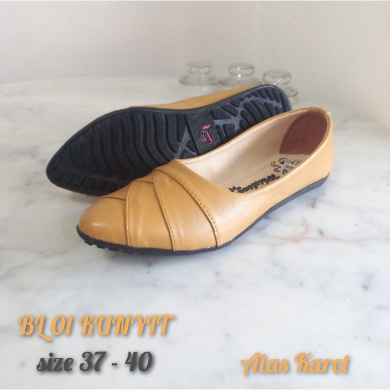 WHISLIND - DEXA SHOES SEPATU FLAT WANITA SEMI KULIT SOL KARET EMPUK | FLAT SHOES