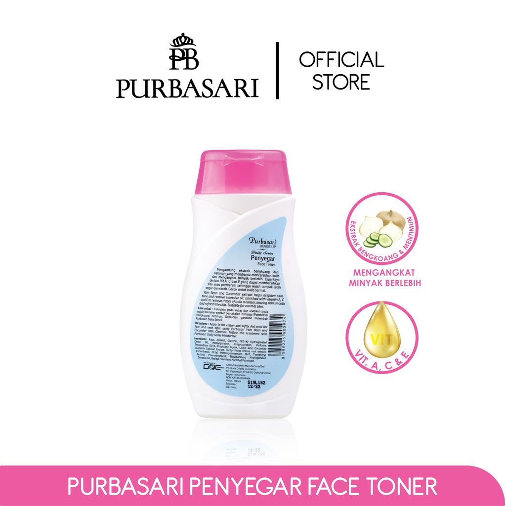 Purbasari Penyegar | Pembersih Bengkoang Ketimun 100ml