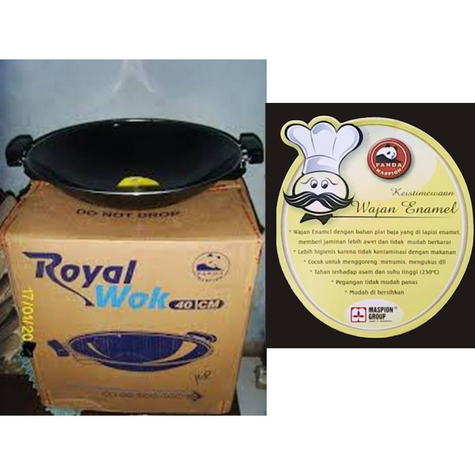 WAJAN ENAMEL PANDA MASPION D 40CM Shopee Indonesia WAJAN ENAMEL PANDA MASPION D 40CM Shopee Indonesia