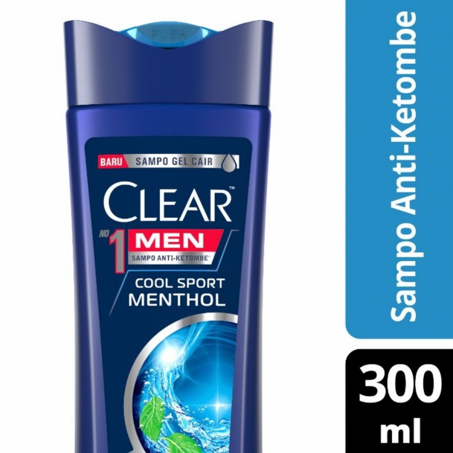Clear Men Shampoo Anti Ketombe Cool Sprot Menthol 340ml