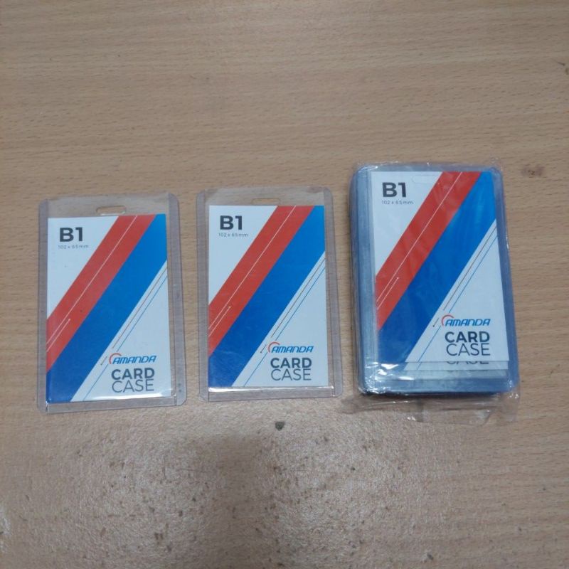 

Plastik ID Card B1 seukuran KTP / Card Case B1 / Name Tag B1