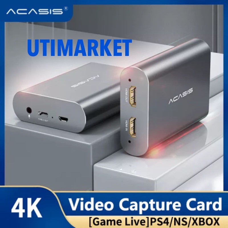 ACASIS HDMI VIDEO CAPTURE 4K USB TYPE C WITH LOOP OUT-AC2841
