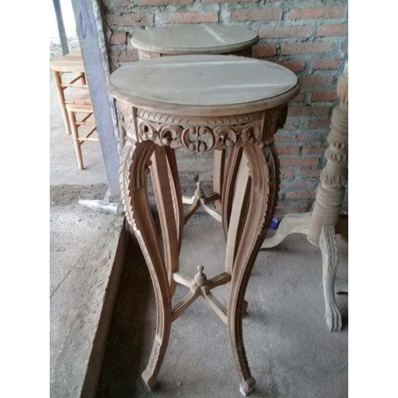 Meja pot hiasan dekorasi pelaminan.