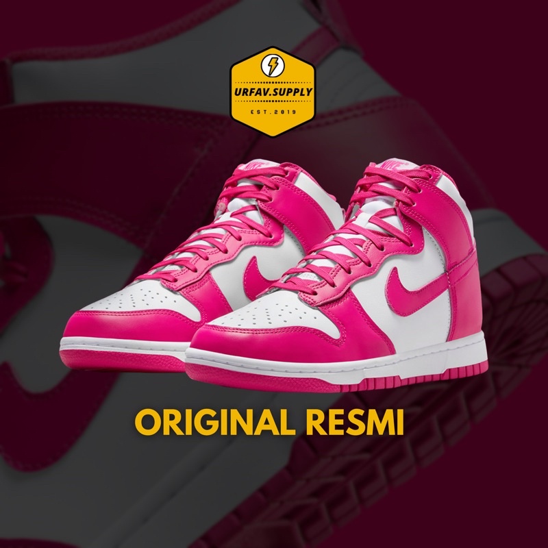 [RESMI] Dunk High Hi Pink Prime ORIGINAL BNIB 100% LOCAL PAIR Store Indo