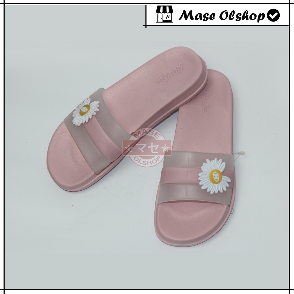 Sandal Selop Wanita Motif Bunga New Era LB E 5116