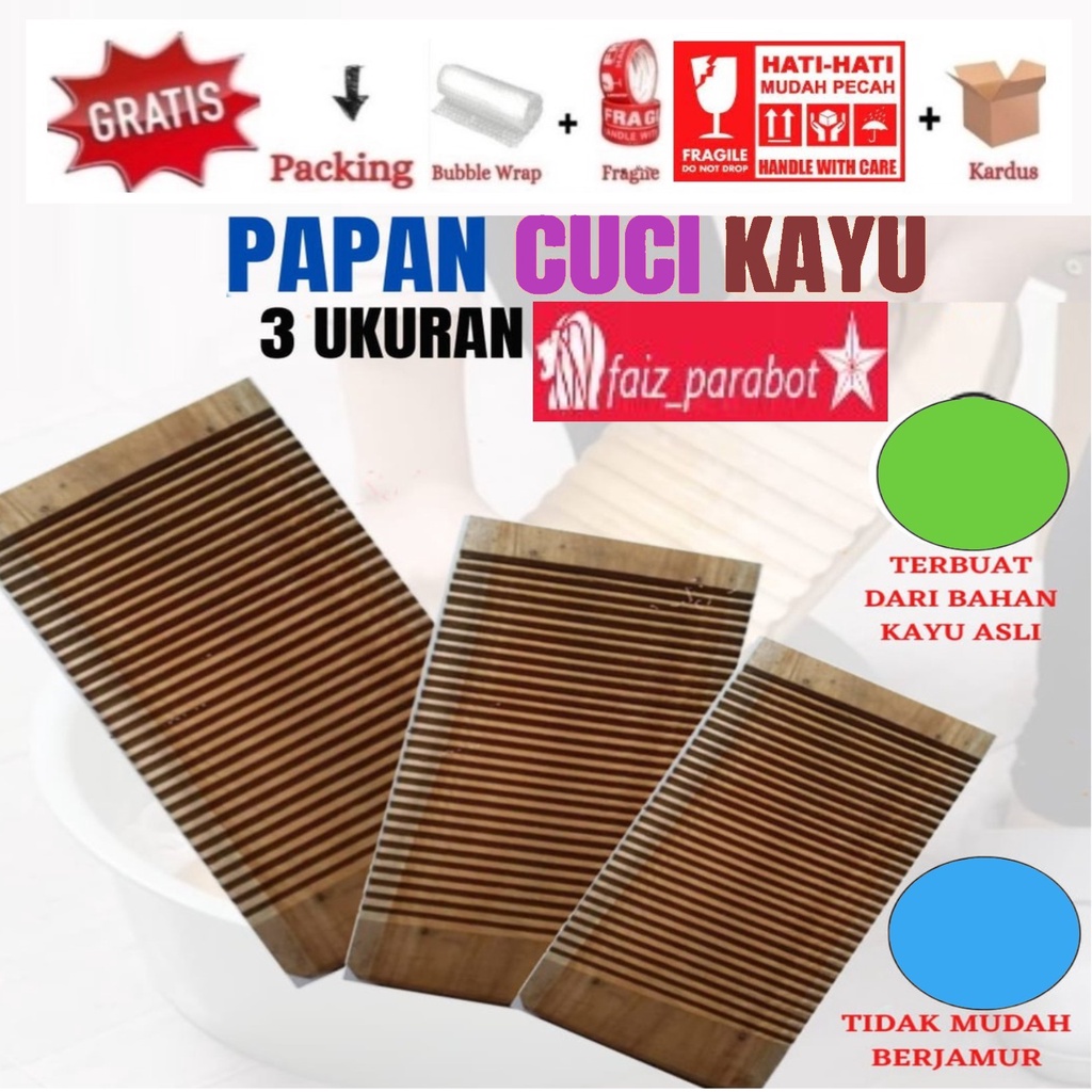 Papan Gilesan Kayu Jumbo Termurah penggilesan baju pakaian