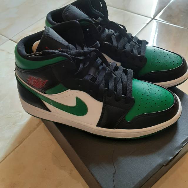 AIR JORDAN 1 MID PINE GREEN