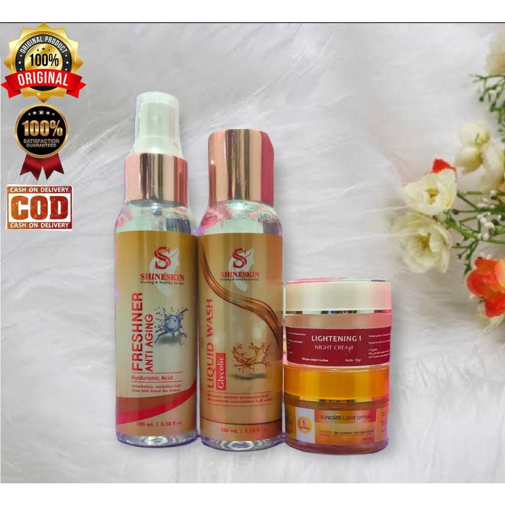 Shineskin paket hemat flek/paket flek