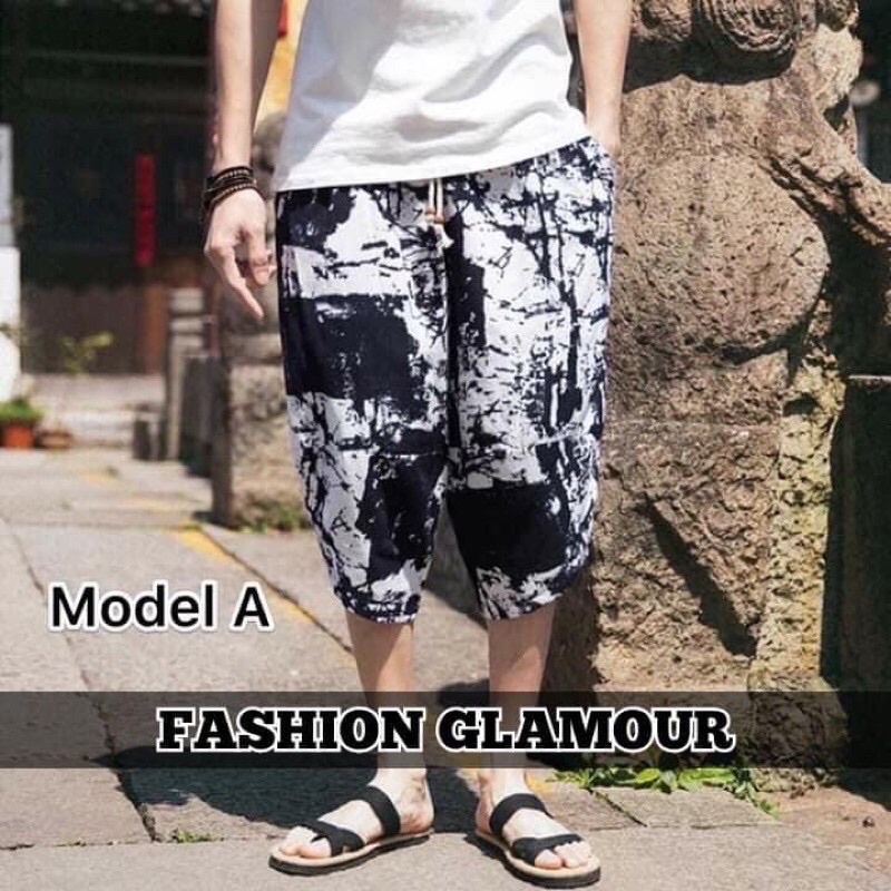 HR2A CELANA HAREM LINEN IMPORT SIRWAL PRIA WANITA JEPANG BIG SIZE M-5XL