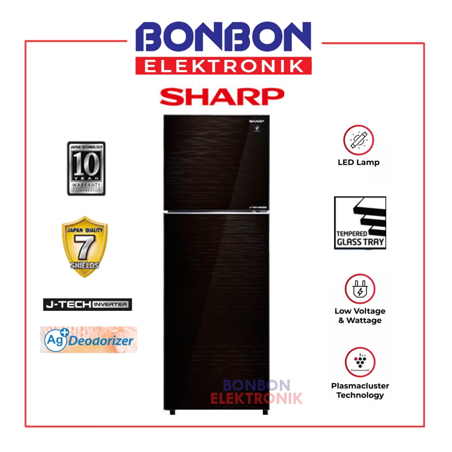 Sharp Kulkas 2 Pintu SJ-456GI-MK / SJ456GIMK / SJ456GI