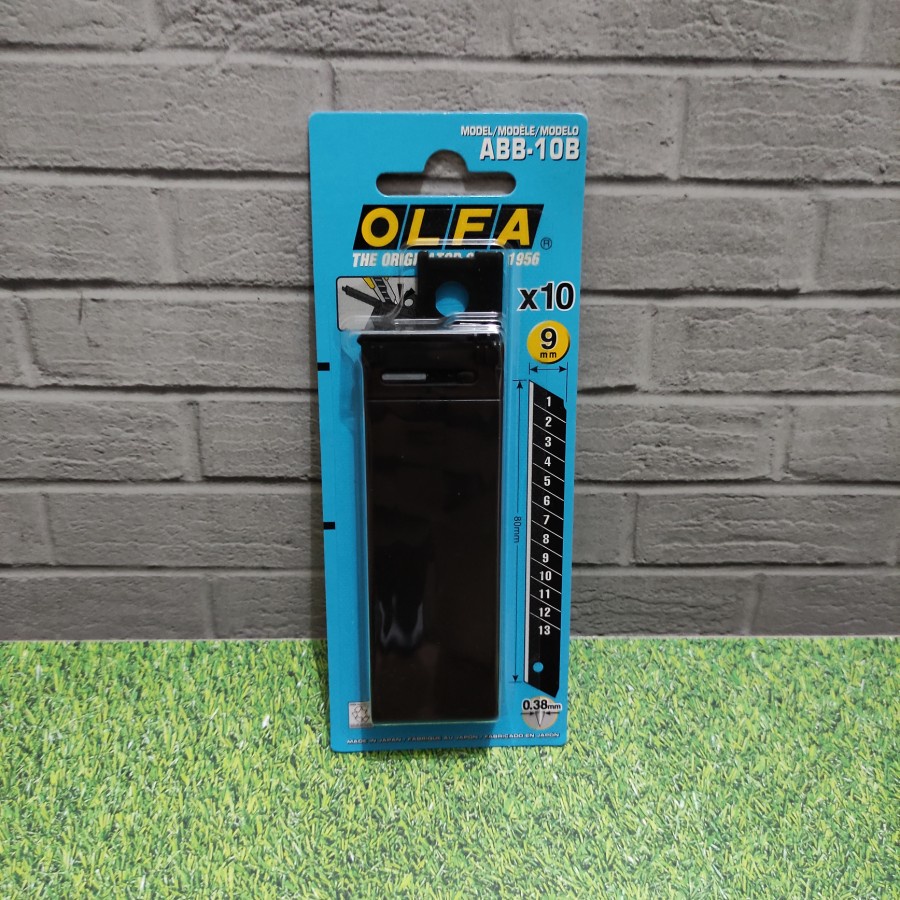 

Refill Blade OLFA ABB-10B 9 mm Spare Blade (10 Pcs) JAPAN