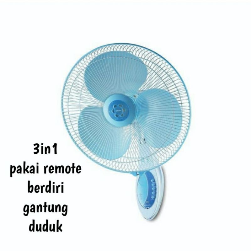 Kipas angin berdiri miyako 3in1 remote /16in 101tjr