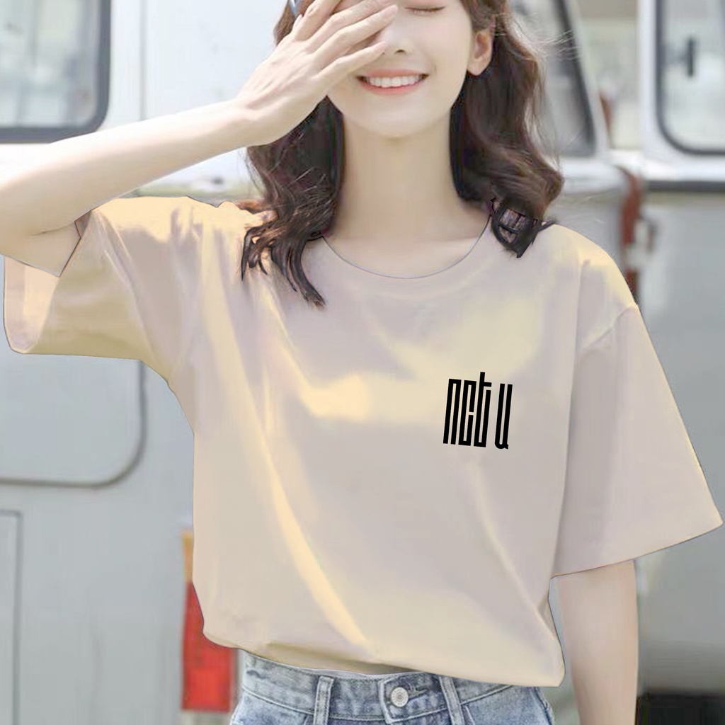 CALVIERO SHOP - BAJU KAOS ATASAN WANITA PRINT LOGO NCT YOU