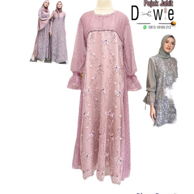 terima jasa jahit online gaun pesata brukat