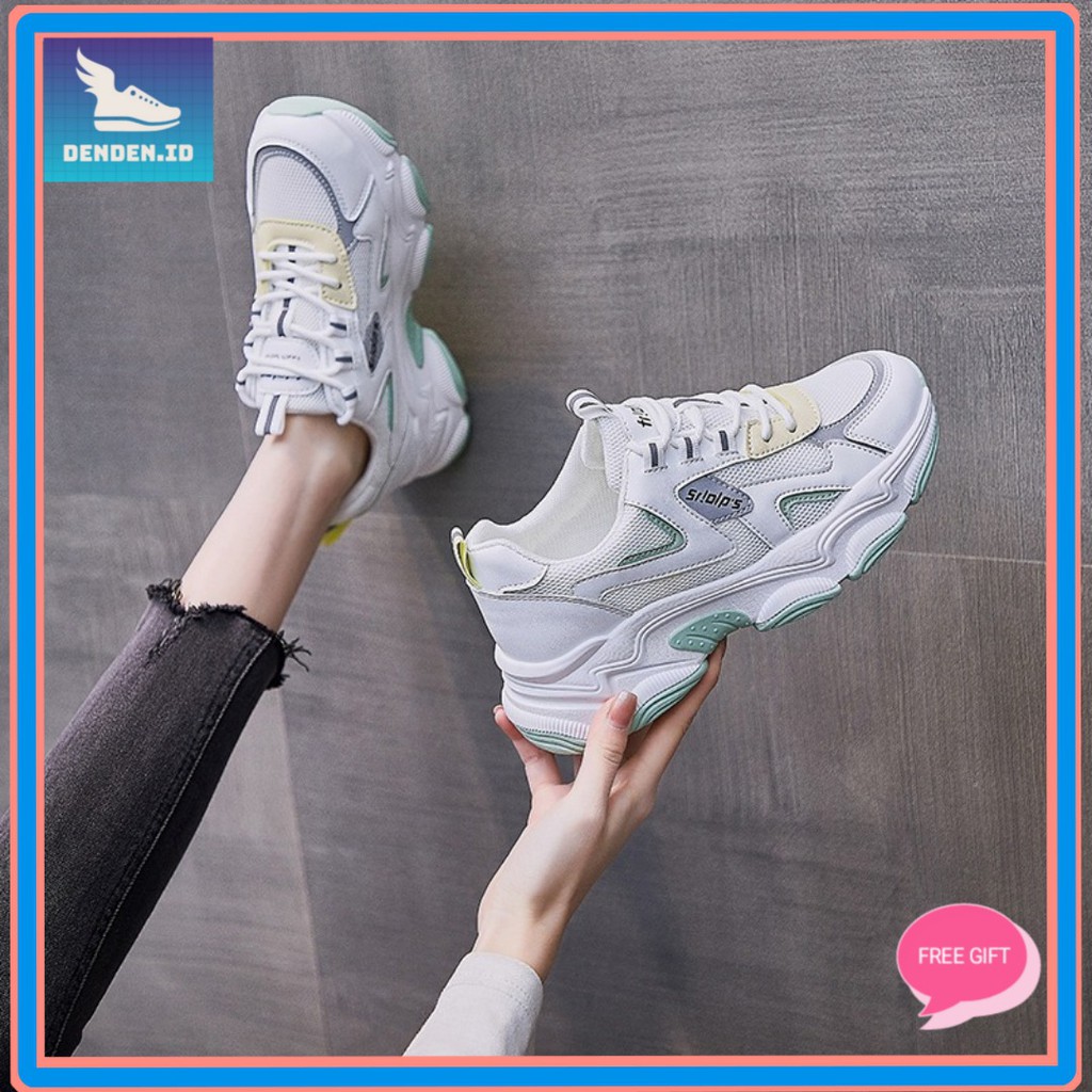 [DENDEN.ID] Sepatu Wanita Sneakers Olahraga Korea DD1025